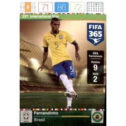 Fernandinho International Star Brasil 337 FIFA 365 Adrenalyn XL 2015-16
