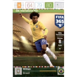 Willian International Star Brasil 339 FIFA 365 Adrenalyn XL 2015-16