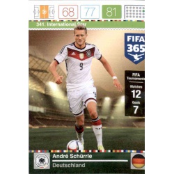 André Schürrle International Star Deutschland 341 FIFA 365 Adrenalyn XL 2015-16