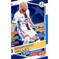 Christophe Jallet Olympique Lyonnais LYO3 Match Attax Champions 2016-17