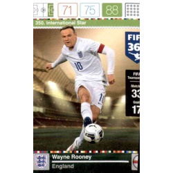 Wayne Rooney International Star England 350 FIFA 365 Adrenalyn XL 2015-16