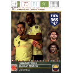 Radamel Falcao - Jackson Martinez International Double Trouble Colombia 361 FIFA 365 Adrenalyn XL 2015-16