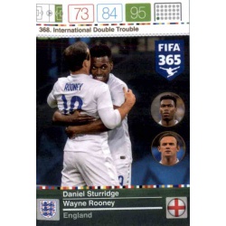 Daniel Sturridge - Wayne Rooney International Double Trouble England 368 FIFA 365 Adrenalyn XL 2015-16