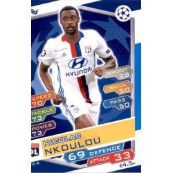 Nicolas Nkoulou Olympique Lyonnais LYO6 Match Attax Champions 2016-17