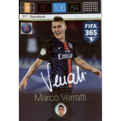 Marco Verratti Signatures Paris Saint-Germain 377 FIFA 365 Adrenalyn XL 2015-16