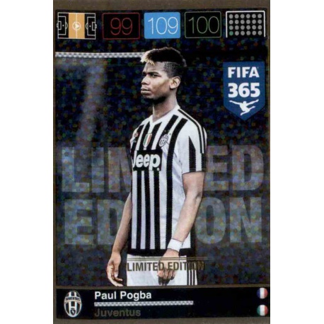 Paul Pogba Limited Edition Juventus FIFA 365 Adrenalyn XL 2015-16