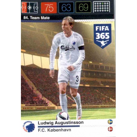 Ludwig Augustinsson FC København 84 FIFA 365 Adrenalyn XL 2015-16