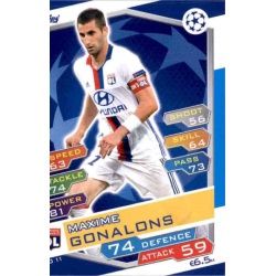 Maxime Gonalons Olympique Lyonnais LYO11 Match Attax Champions 2016-17