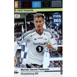 Morten Gamst Pedersen Fans Favourites Rösenborg BK 242 FIFA 365 Adrenalyn XL 2015-16