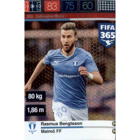 Rasmus Bengtsson Defensive Rock Malmö FF 252 FIFA 365 Adrenalyn XL 2015-16