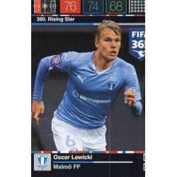 Oscar Lewicki Rising Stars Malmö FF 380 FIFA 365 Adrenalyn XL 2015-16