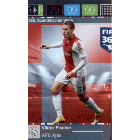 Viktor Fischer Scandinavian Stars AFC Ajax 385 FIFA 365 Adrenalyn XL 2015-16