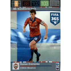 Roman Eremenko Scandinavian Stars CSKA Moskva 386 FIFA 365 Adrenalyn XL 2015-16