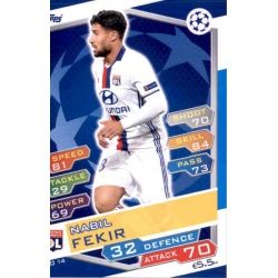 Nabil Ferkir Olympique Lyonnais LYO14 Match Attax Champions 2016-17