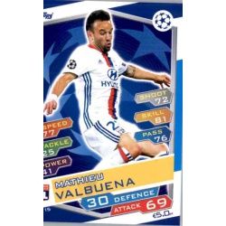 Mathieu Valbuena Olympique Lyonnais LYO15 Match Attax Champions 2016-17