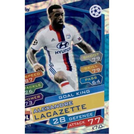 Alexandre Lacazette Goal King LYO17 Match Attax Champions 2016-17