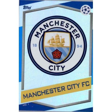 Escudo Manchester City MC1 Match Attax Champions 2016-17