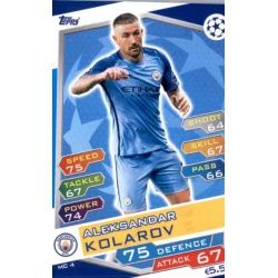 Aleksandar Kolarov Manchester City MC4 Match Attax Champions 2016-17