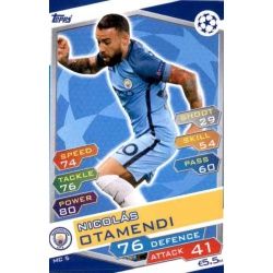 Nicolás Otamendi Manchester City MC5 Match Attax Champions 2016-17