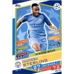 Raheem Sterling Rising Star MC14 Match Attax Champions 2016-17