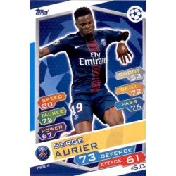 Serge Aurier PSG PSG4 Match Attax Champions 2016-17