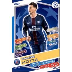 Thiago Motta PSG PSG10 Match Attax Champions 2016-17