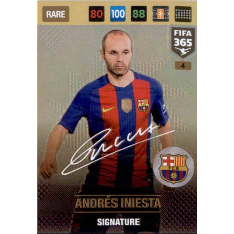 Andrés Iniesta Signature Barcelona 4 Andrés Iniesta