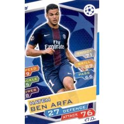 Hatem Ben Arfa PSG PSG13 Match Attax Champions 2016-17