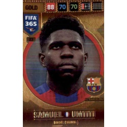 Samuel Umtiti Impact Signing Barcelona 23 FIFA 365 Adrenalyn XL 2017