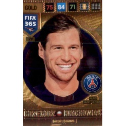 Grzegorz Krychowiak Impact Signing Paris Saint-Germain 29 FIFA 365 Adrenalyn XL 2017