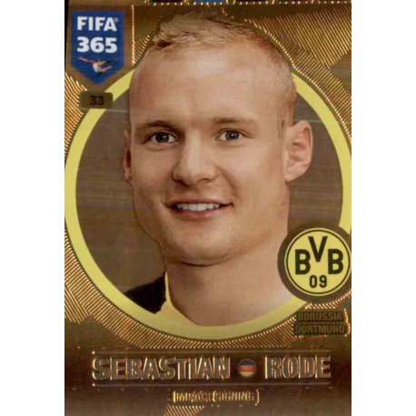 Sebastian Rode Impact Signing Borussia Dortmund 33 FIFA 365 Adrenalyn XL 2017