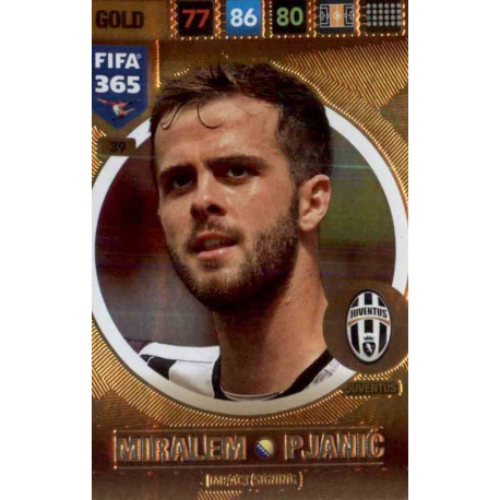 Miralem Pjanic Impact Signing Juventus 39 FIFA 365 Adrenalyn XL 2017