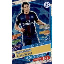 Edinson Cavani Goal King PSG17 Match Attax Champions 2016-17