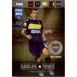 Carlos Tevez Fans Favourite Boca Juniors 47 FIFA 365 Adrenalyn XL 2017