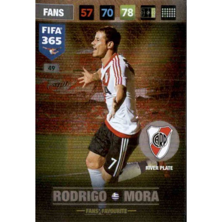 Rodrigo Mora Fans Favourite River Plate 49 FIFA 365 Adrenalyn XL 2017