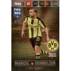 Marcel Schmelzer Fans Favourite Borussia Dortmund 62 FIFA 365 Adrenalyn XL 2017