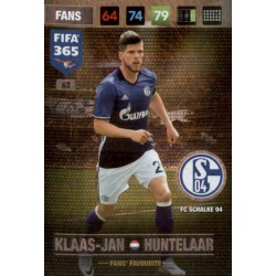 Klaas-Jan Huntelaar Fans Favourite FC Schalke 04 63 FIFA 365 Adrenalyn XL 2017