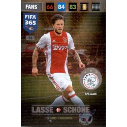 Lasse Schone Fans Favourite Ajax 73 FIFA 365 Adrenalyn XL 2017