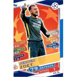 Jeroen Zoet PSV Eindhoven PSV2 Match Attax Champions 2016-17