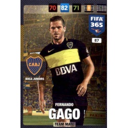 Fernando Gago Boca Juniors 87 FIFA 365 Adrenalyn XL 2017
