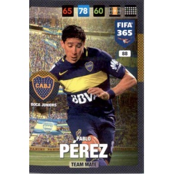 Pablo Pérez Boca Juniors 88 FIFA 365 Adrenalyn XL 2017