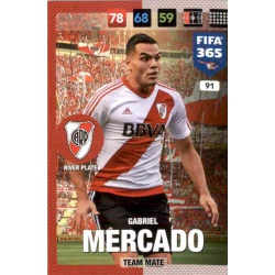 Gabriel Mercado River Plate 91 FIFA 365 Adrenalyn XL 2017