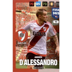 Andrés D'Alessandro River Plate 94 FIFA 365 Adrenalyn XL 2017
