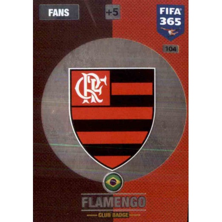 Club Badge Flamengo 104 FIFA 365 Adrenalyn XL 2017