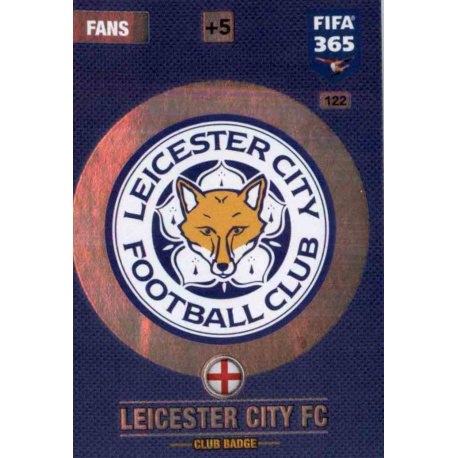 Club Badge Leicester City 122 FIFA 365 Adrenalyn XL 2017