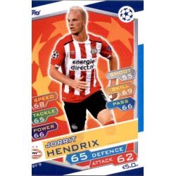 Jorrit Hendrix PSV Eindhoven PSV9 Match Attax Champions 2016-17