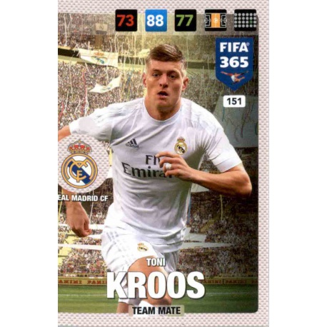 Toni Kroos Real Madrid 151 FIFA 365 Adrenalyn XL 2017