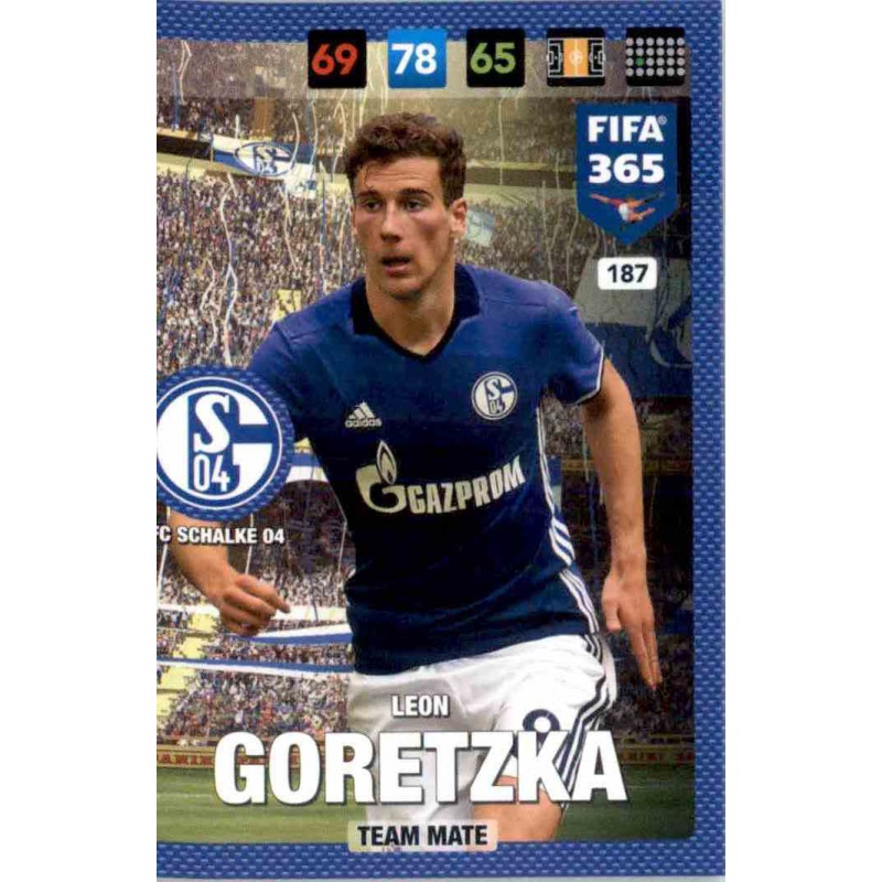 Team Mates Leon Goretzka FC Schalke 04 Panini Fifa 365 Cards 2017-187 