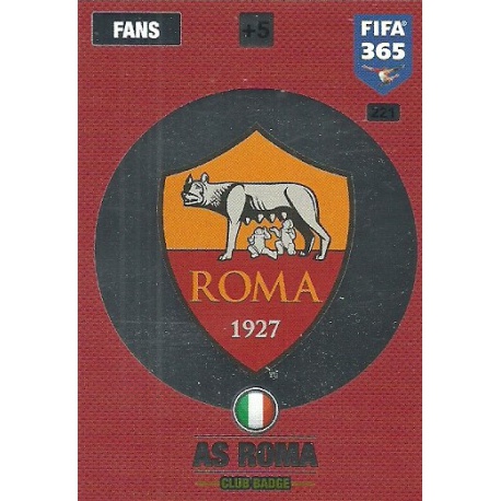 Club Badge Roma 221 FIFA 365 Adrenalyn XL 2017