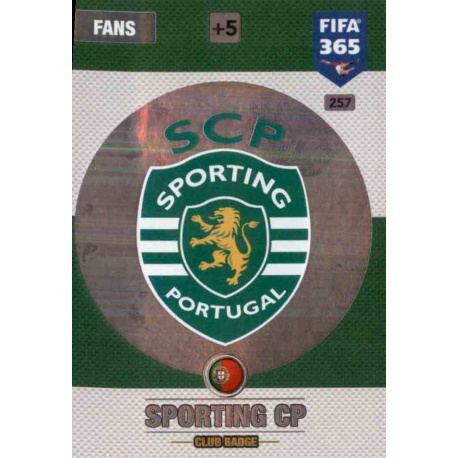 Club Badge Sporting Portugal 257 FIFA 365 Adrenalyn XL 2017